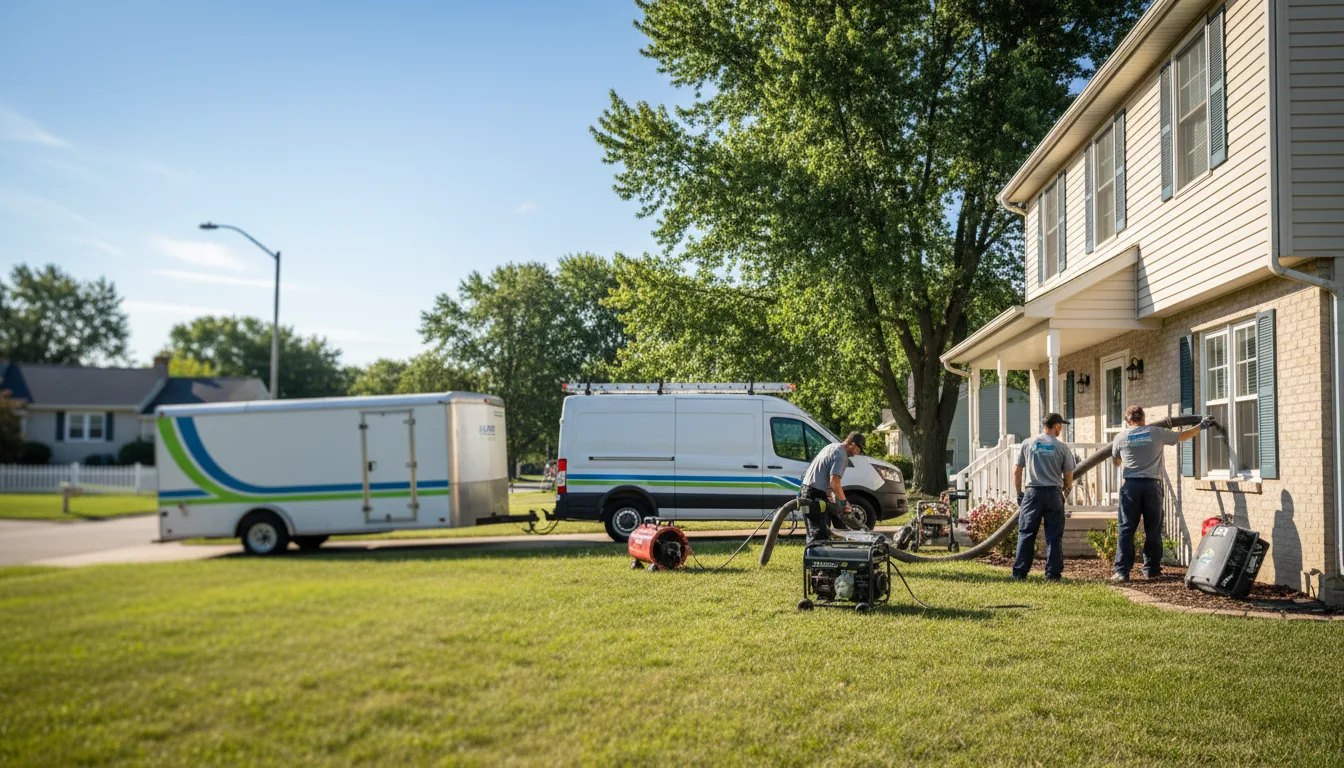Flooded Basement Restoration And Cleanup With Repair in Chippewa Lake, MI near me